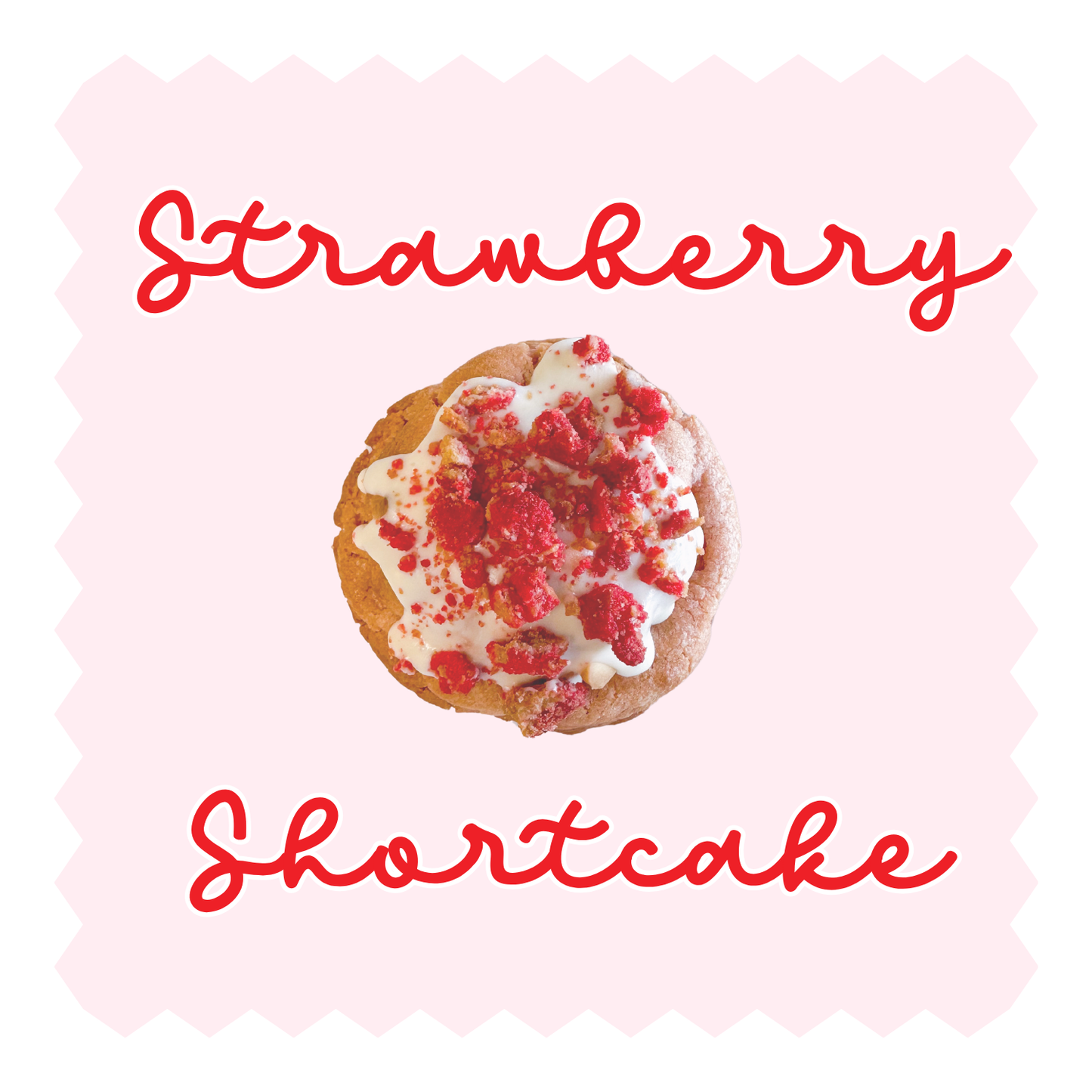 Strawberry Shortcake Stuffed Cookie RECIPE