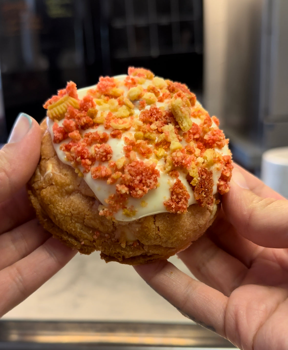 Strawberry Shortcake Stuffed Cookie RECIPE