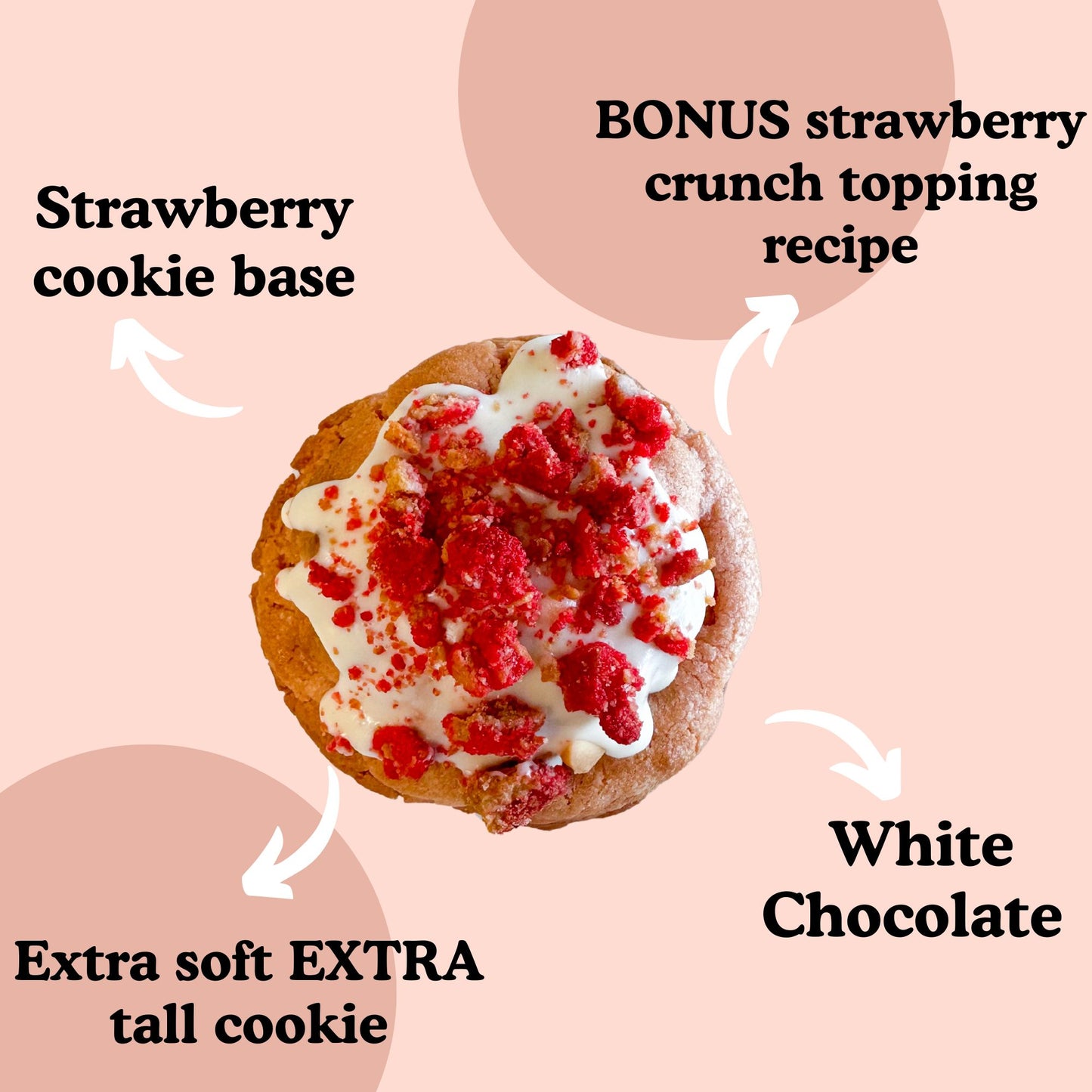 Strawberry Shortcake Stuffed Cookie RECIPE