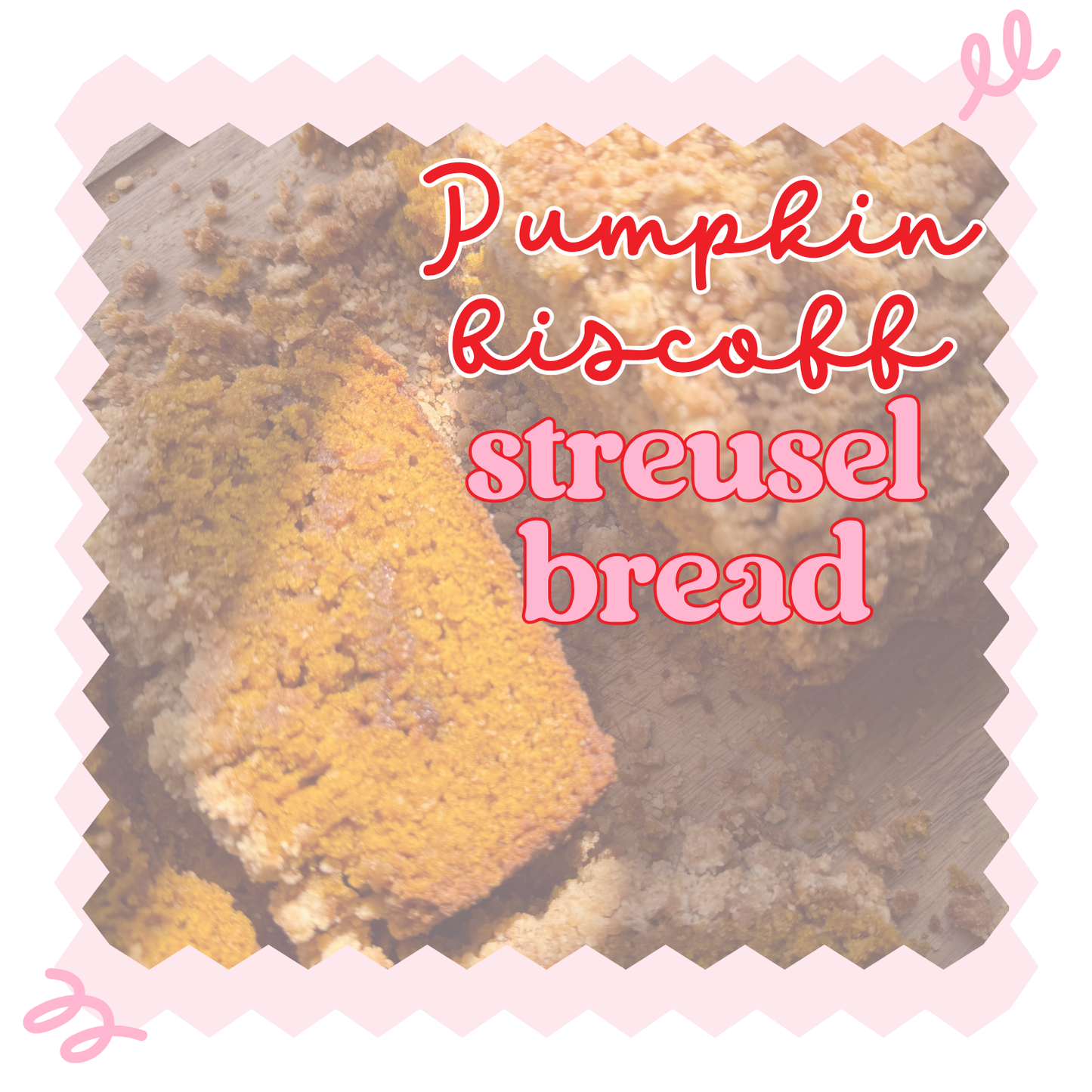 Pumpkin Biscoff Streusel Bread