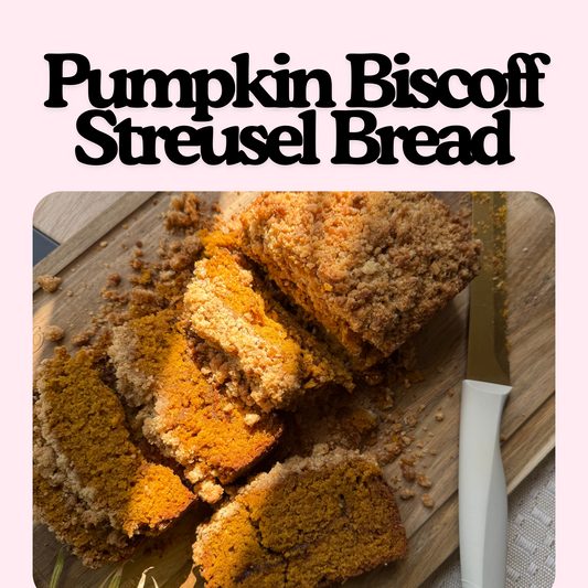 Pumpkin Biscoff Streusel Bread