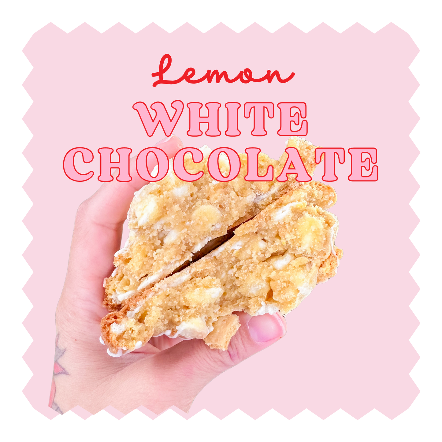 Lemon White Chocolate Cookie RECIPE